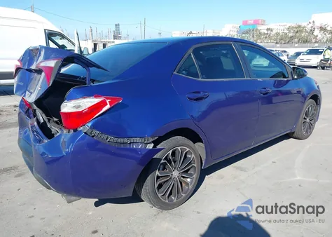 2014 Toyota Corolla S Plus z USA, uszkodzony, nr VIN 5YFBURHEXEP143861